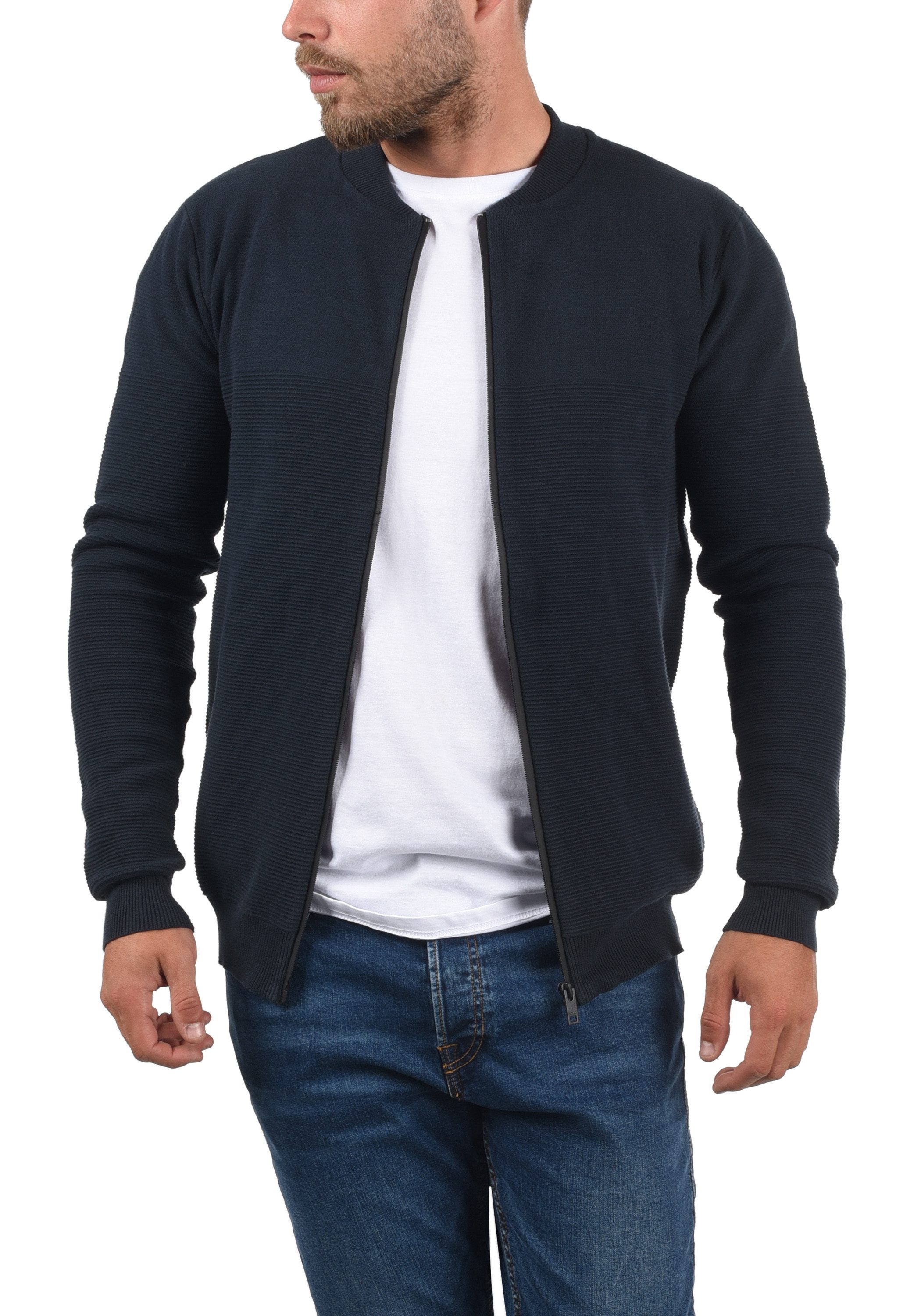 !Solid Strickjacke SDCezar Strickjacke aus Feinstrick