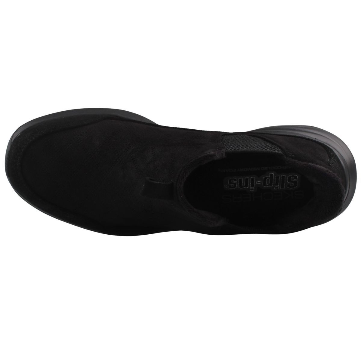 Skechers 168173-BBK Slipper Slip-in-Halbschuh mit schmutzabweisendem Velourleder – Bild 5 von 5