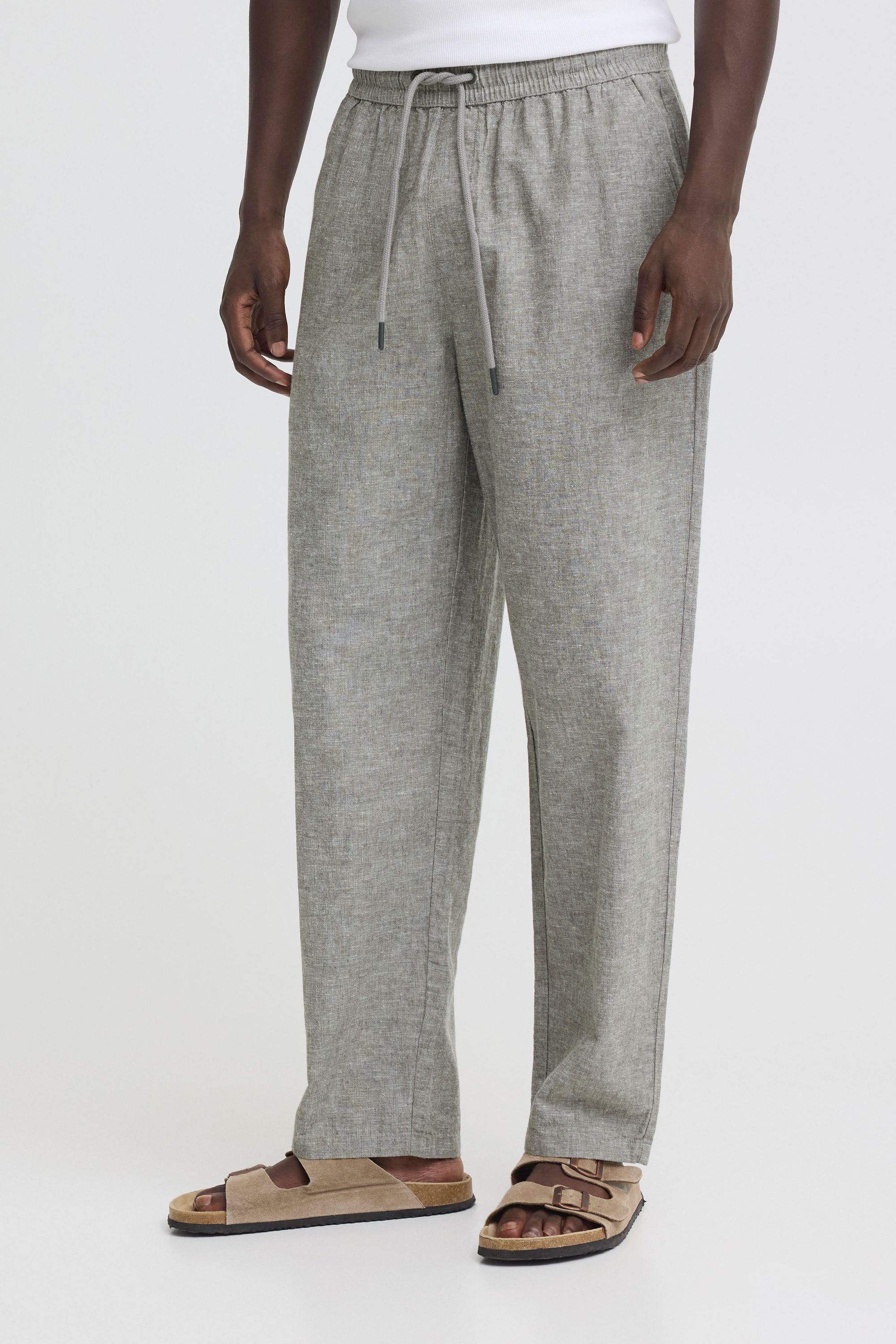 Blend Leinenhose BHAban Linen Mix Gemütliche Leinenmix-Hose mit elastischem Bund und Kordel
