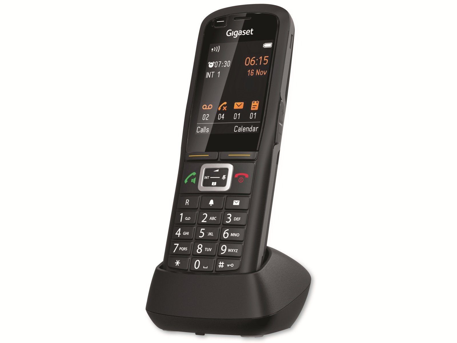 Gigaset GIGASET Telefon R700H schwarz Pro, Schnurloses DECT-Telefon