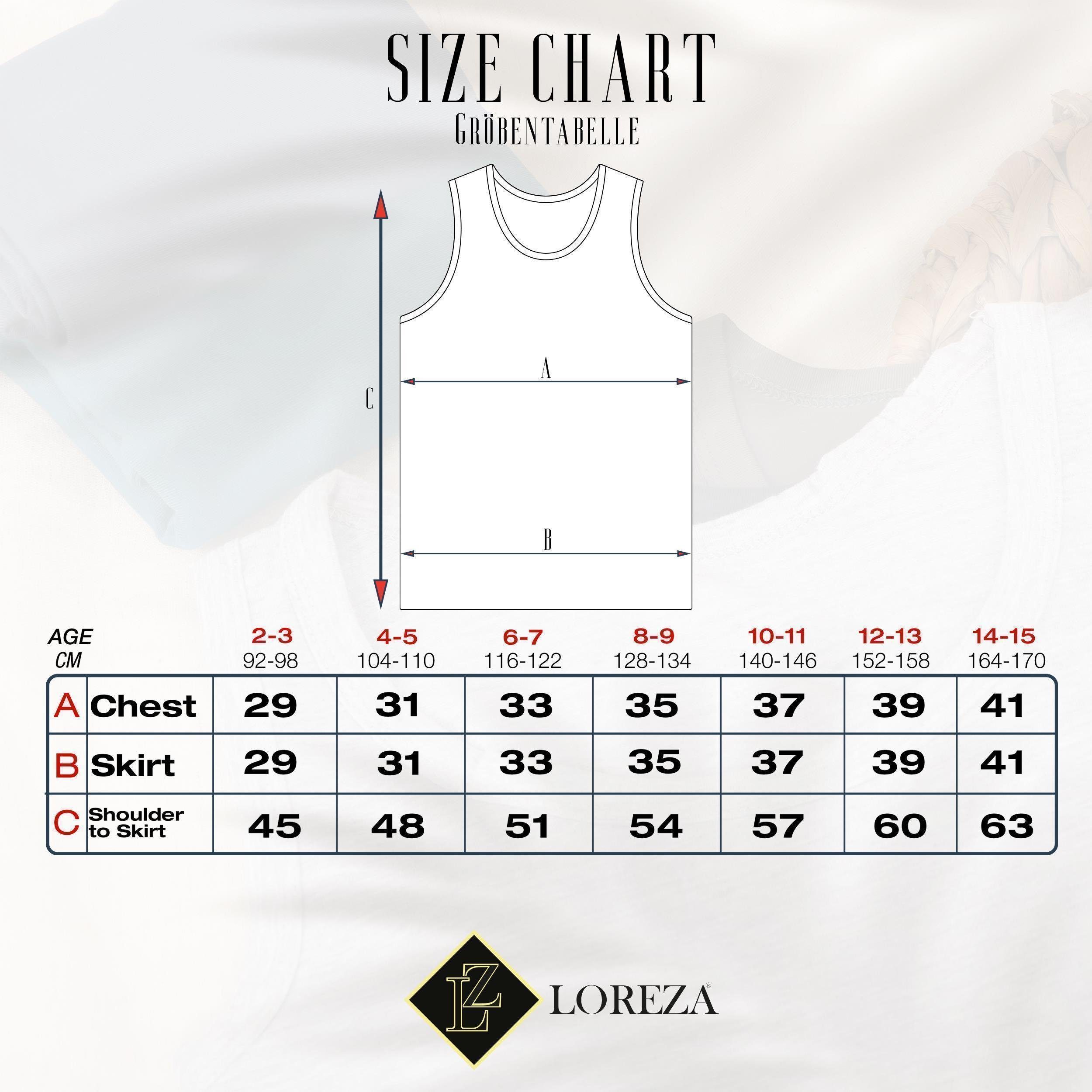 Basics Baumwolle Unterhemd 5 5-St) 92-170 Unterhemden (Spar-Packung, Jungen LOREZA -