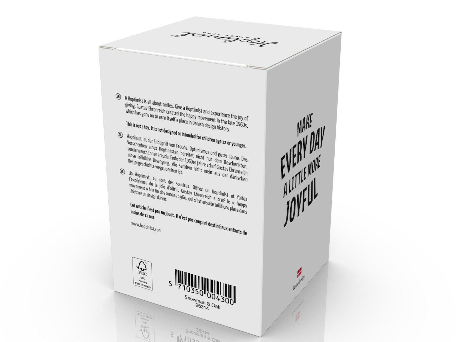 HOPTIMIST Dekofigur Snowman S oak 7,8cm günstig online kaufen