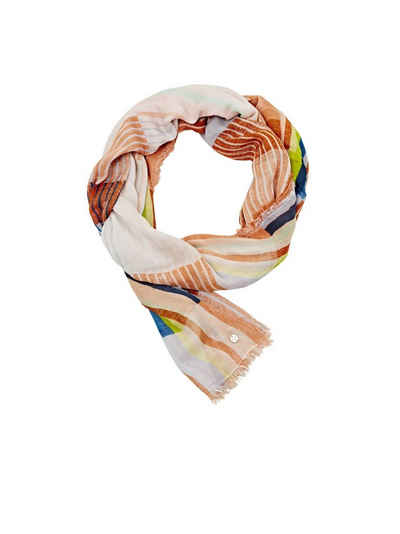 Esprit Modeschal Schal mit geometrischen Streifen