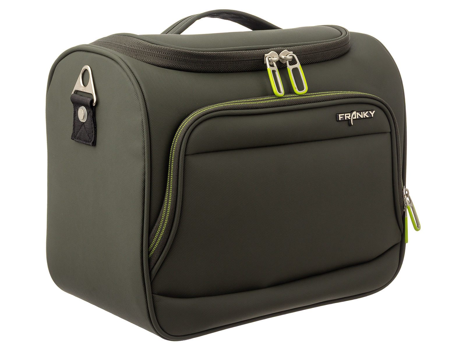 Franky Beautycase Beautycase T27-B Weichgepäck Reisegpäck (1-tlg), Trolleyaufsteckfunktion