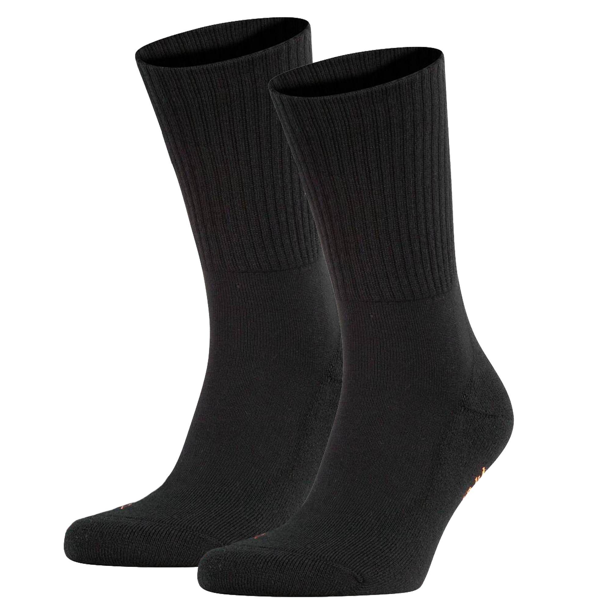 FALKE Sportsocken Unisex Pack Walkie 2er Sportsocken Schwarz - Light