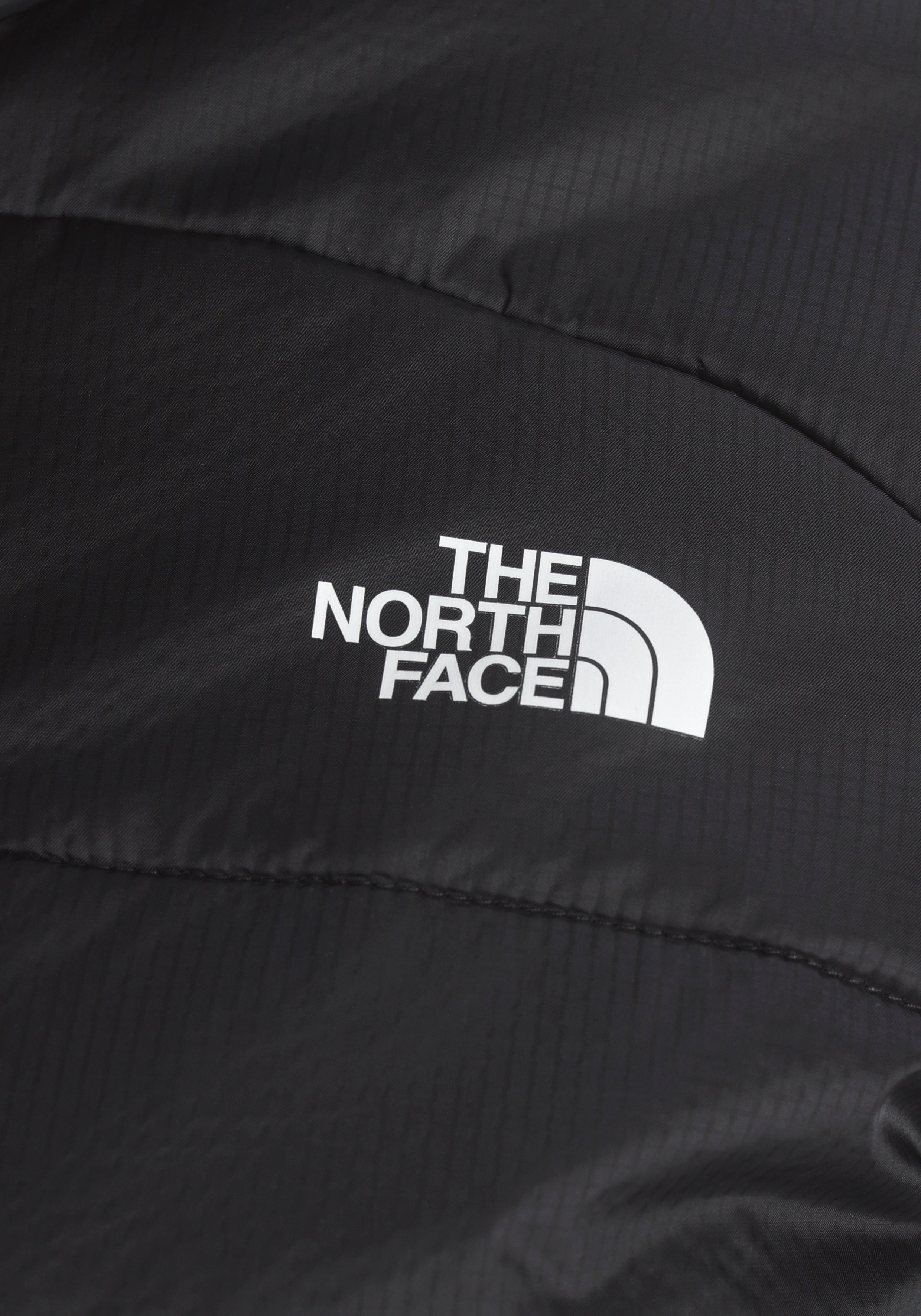 The North Face Steppjacke Windabweisend schwarz-mint & INSULATION Atmungsaktiv HEATSEEKER & Wasserabweisend