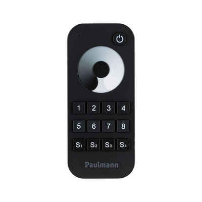 Paulmann LED-Streifen Pro Funk Remote Single Color 8 channels 2.4GHz Weiß/Kunststoff, Fernbedienung