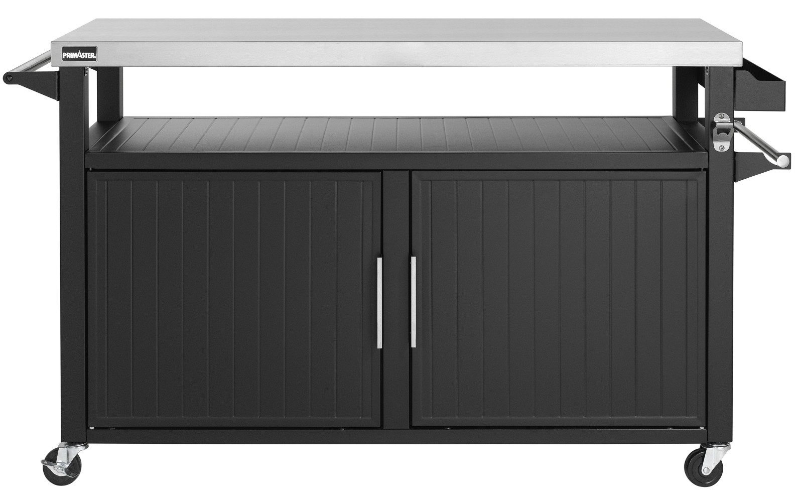 Primaster Grillablagetisch Primaster Grillwagen Napa XXL Universal 2-türig – Bild 4 von 5