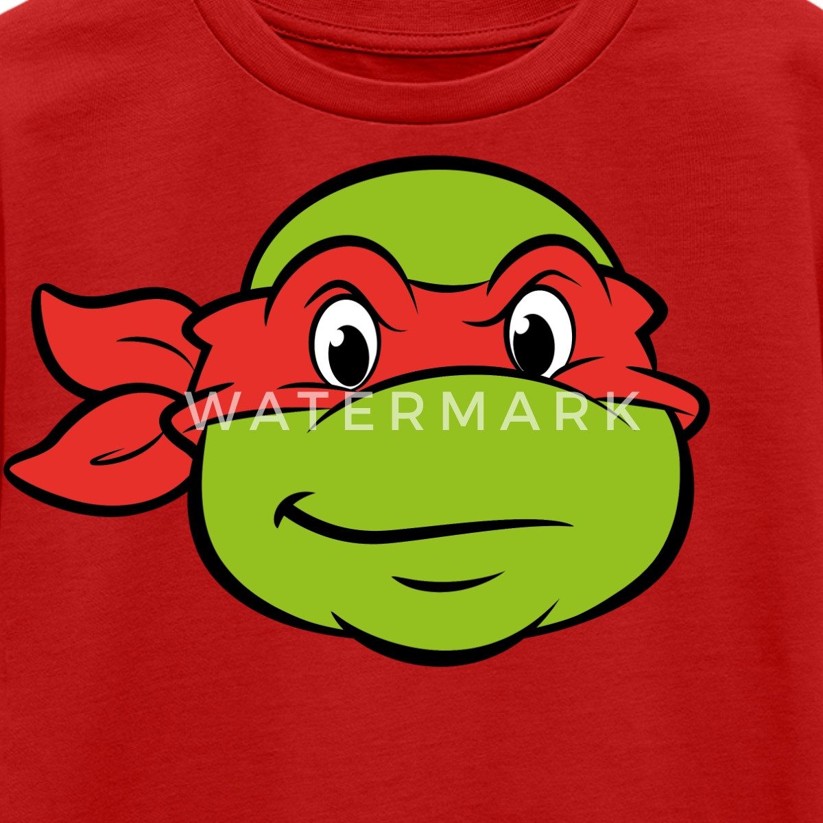 Spreadshirt T-Shirt Teenage Mutant Ninja Turtles Raphael Kostüm Karneval Kinder Premium T- (1-tlg)