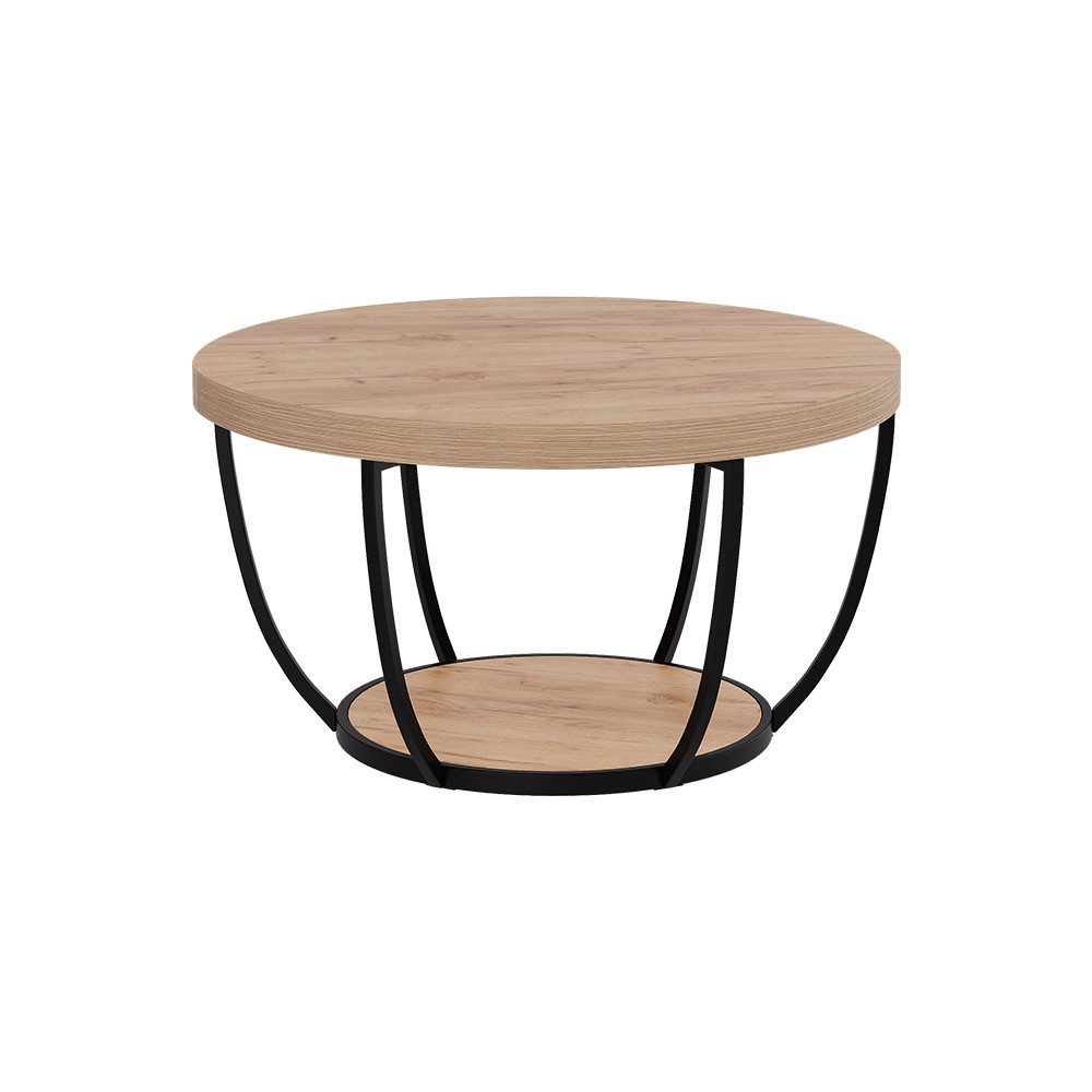 Vicco Couchtisch Arvina, Goldkraft Eiche, 80 x 80 cm günstig online kaufen