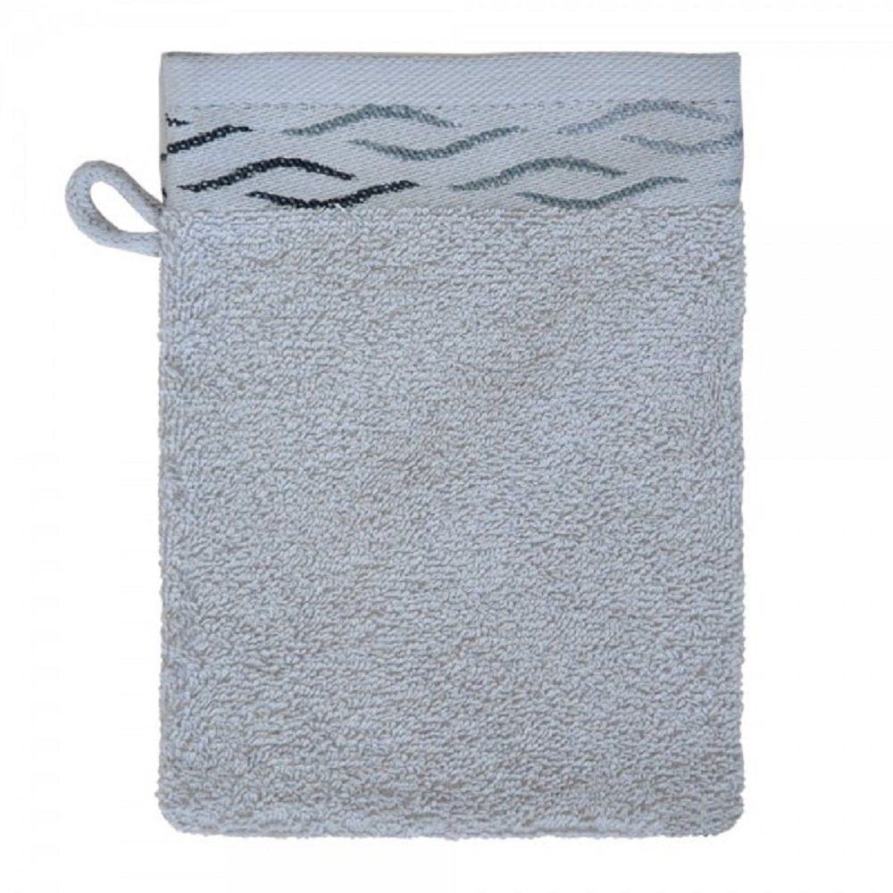 Dyckhoff Handtuch Frottierserie Bordüre 'Wave', (1-St) günstig online kaufen