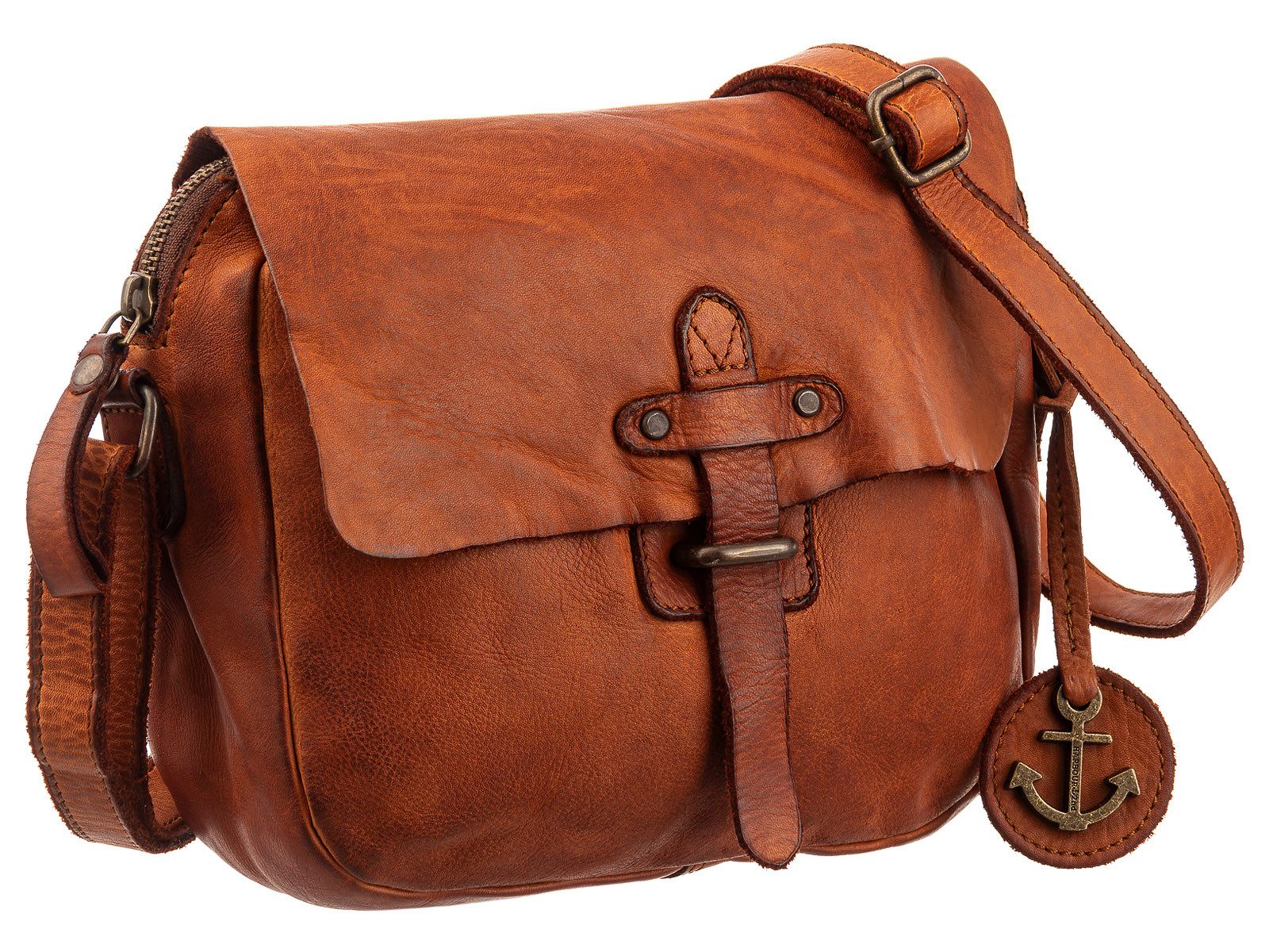 HARBOUR 2nd Umhängetasche UP13124 Crossbody Style REESE Umhängetasche (1-tlg), Leder
