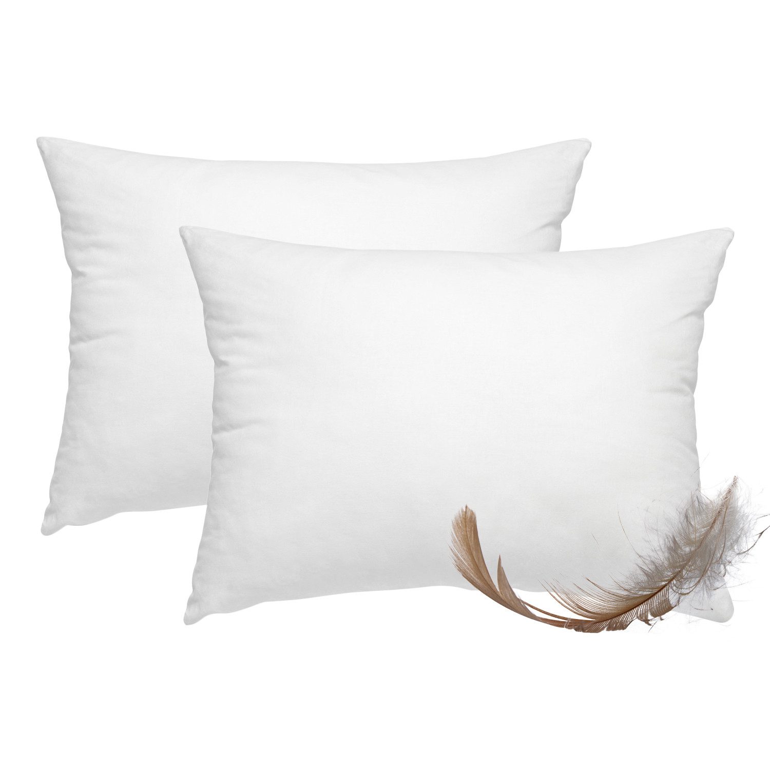 wometo Federkissen 2er-Set Federkissen 30x50, Füllung: Federn, Doppelset, O günstig online kaufen