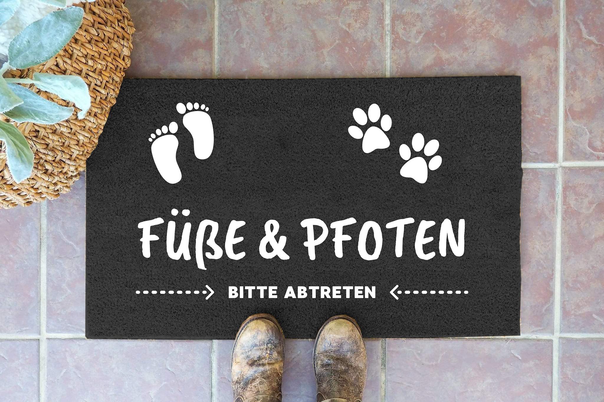 Geschenkehöhle Fußmatte Abtreter für Innen & Außen I Türmatte witzig mit Mo günstig online kaufen