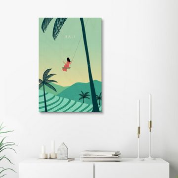 Posterlounge Holzbild Katinka Reinke, Bali Illustration, Wohnzimmer Modern Grafikdesign