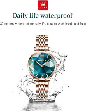 OLEVS Bequemes Tragegefühl Watch, Exquisites Luxuriöse Uhrenset Vielseitige Größe & präzises Quarzwerk