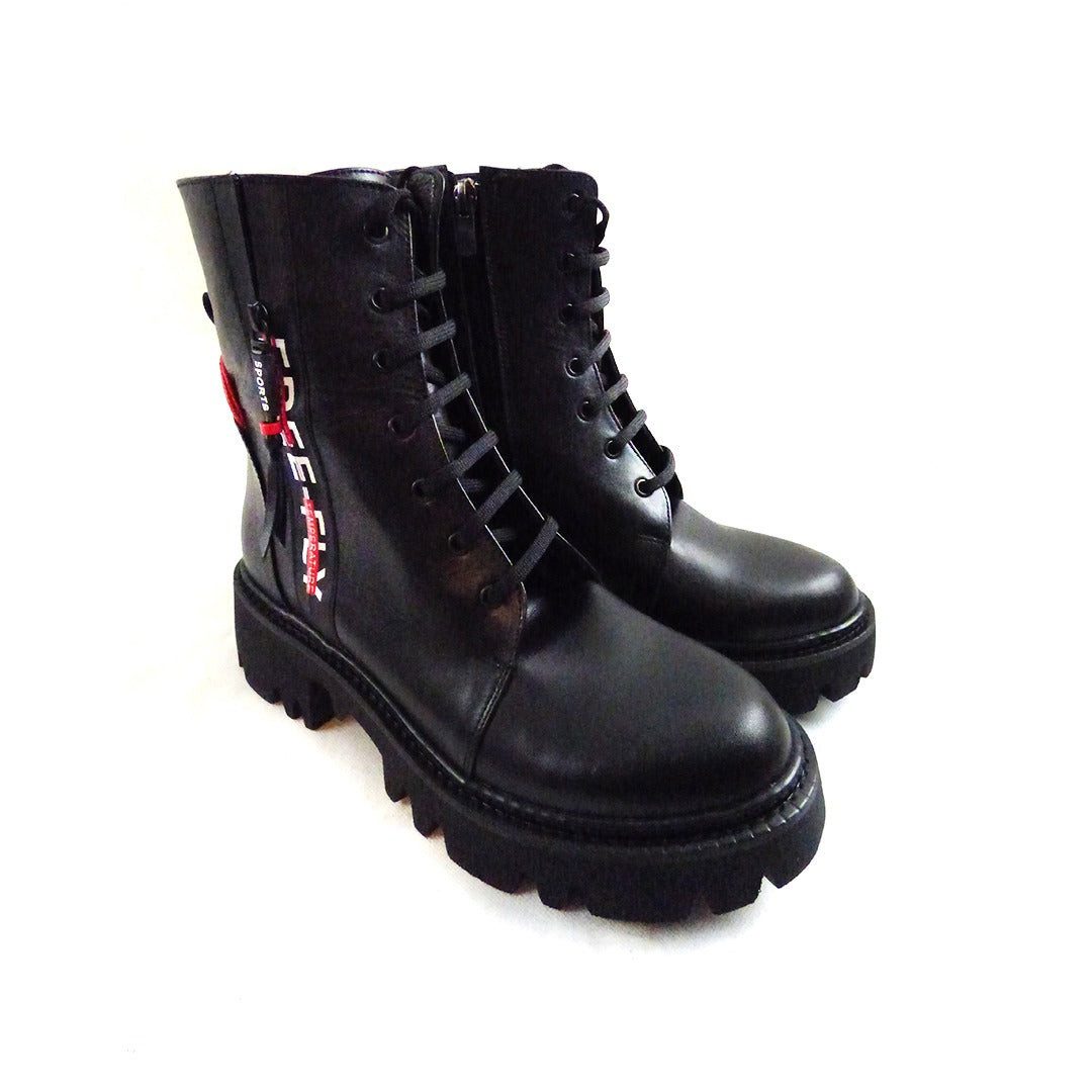 LaMarta schnürboots damen, boots damen schwarz, günstig online kaufen