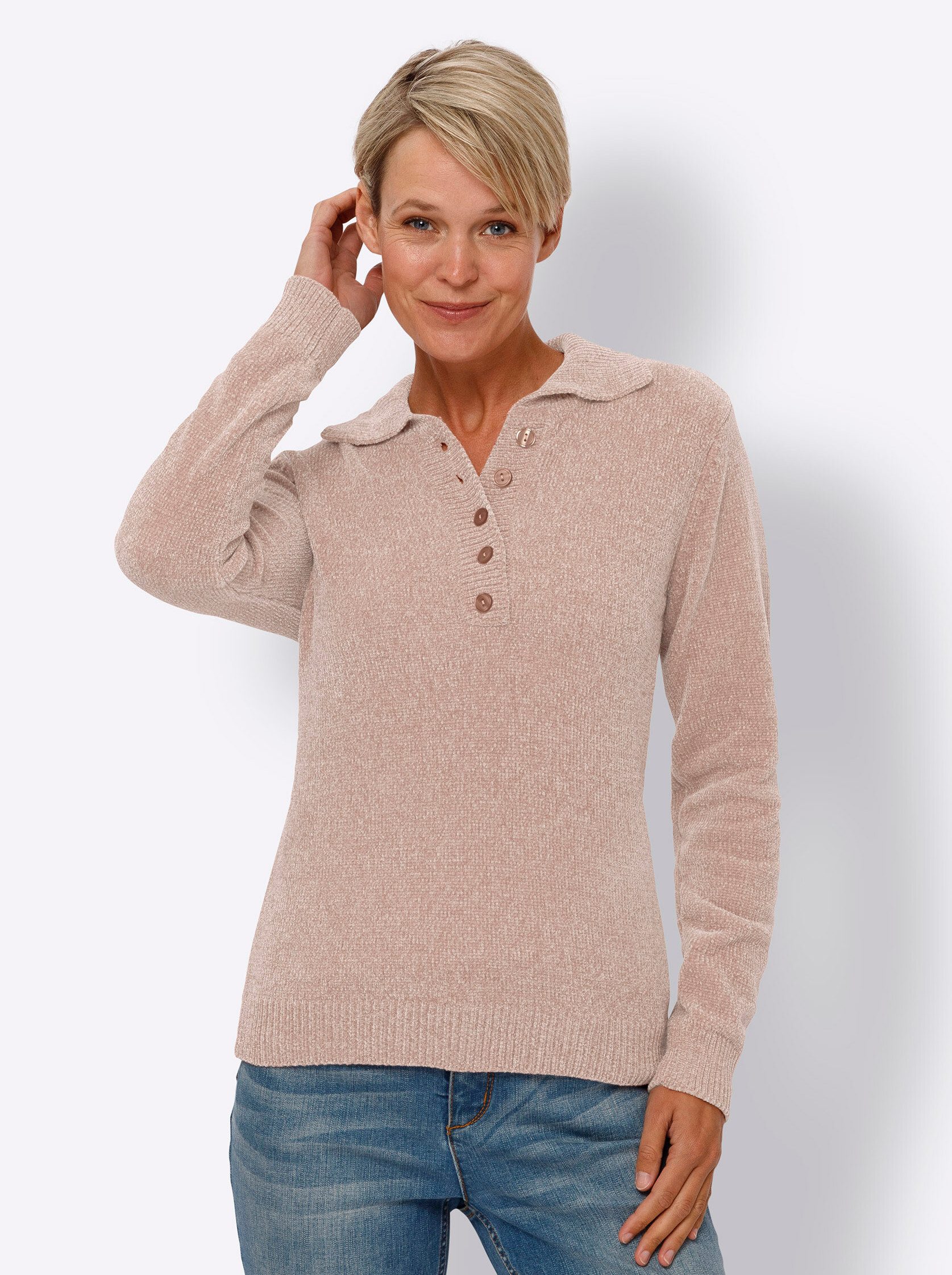 Sieh an! Strickpullover Polopullover günstig online kaufen