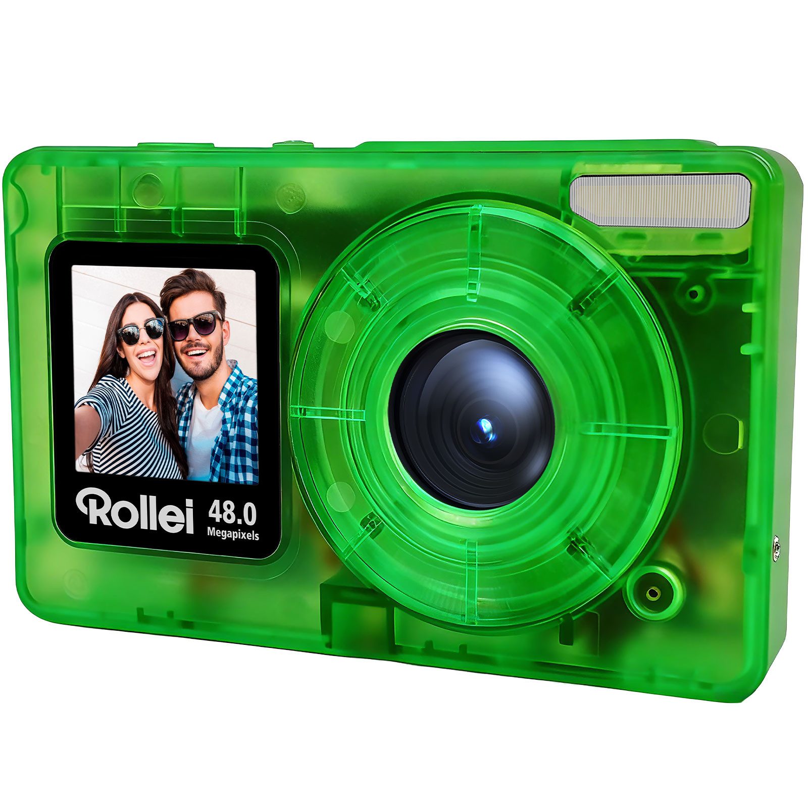 Rollei Compactline Pocket Transparent (Kompakte Digitalkamera mit 48MP & 4K-Video)
