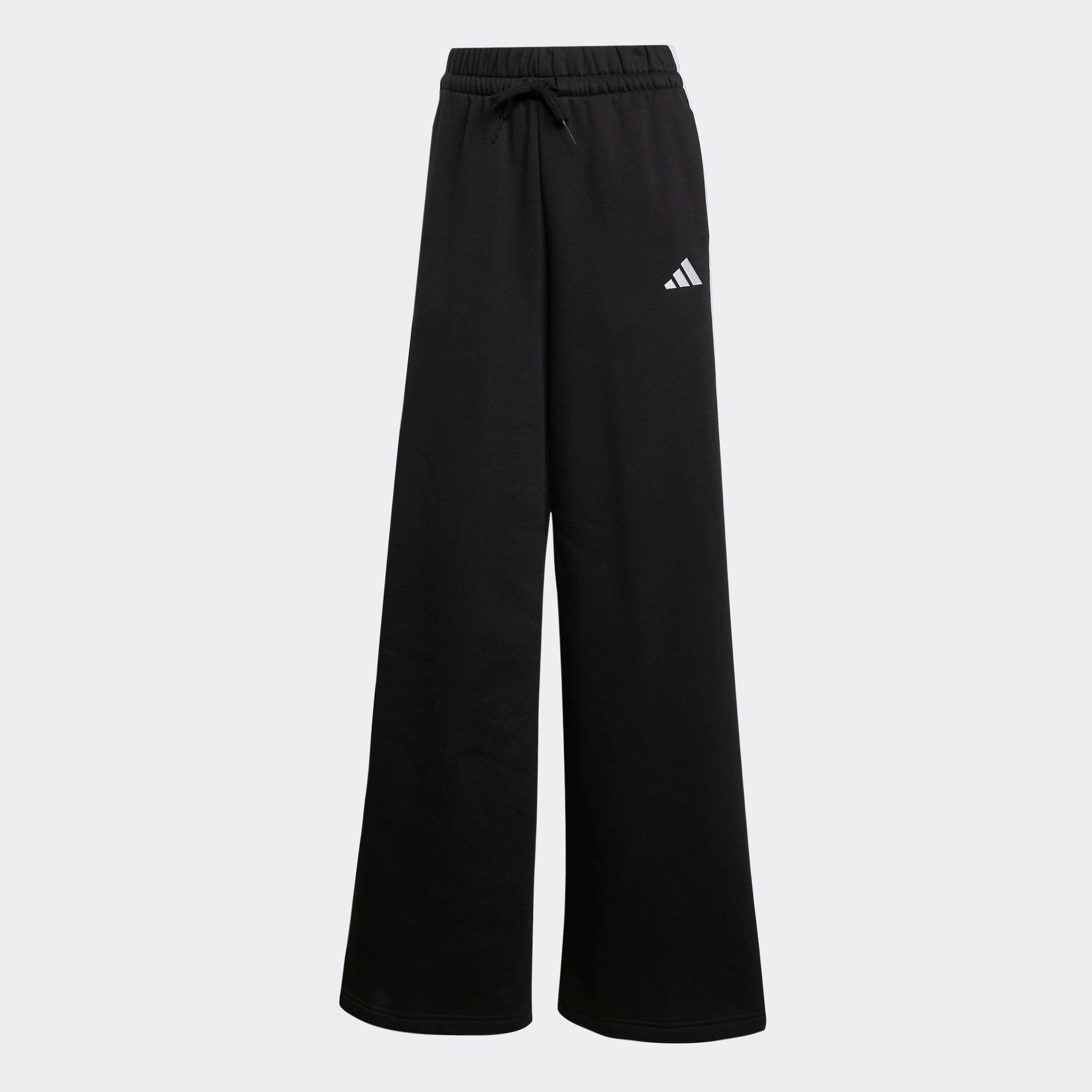 adidas Sportswear Sporthose ADIDAS 3-STREIFEN WIDE weite Beinform, sportlicher Stil, ohne Verschluss