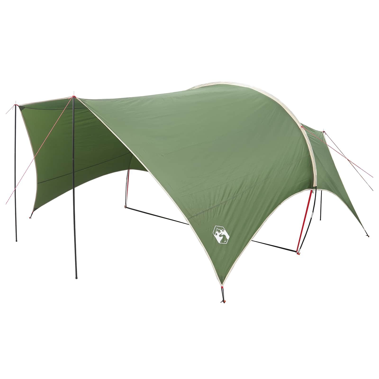 vidaXL Tarp-Zelt Camping Tarp Wasserfest Grün 550 x 400 x 230 cm, (1 tlg)
