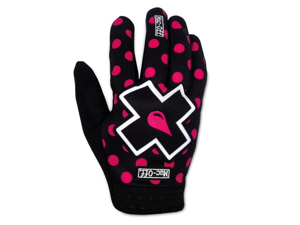 Fahrradhandschuhe Muc Off MTB Gloves Pink Polka L