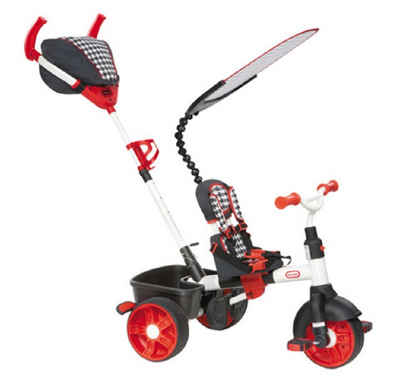 Little Tikes® Dreirad Evolution Dreirad 4in1 Sports Edition, Verstellbarer Sonnenschutz, Stofftasche mit Reißverschluss