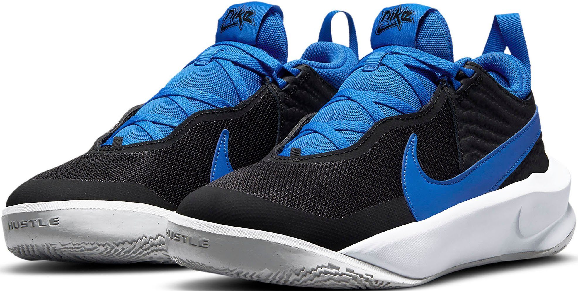 team hustle nike blue