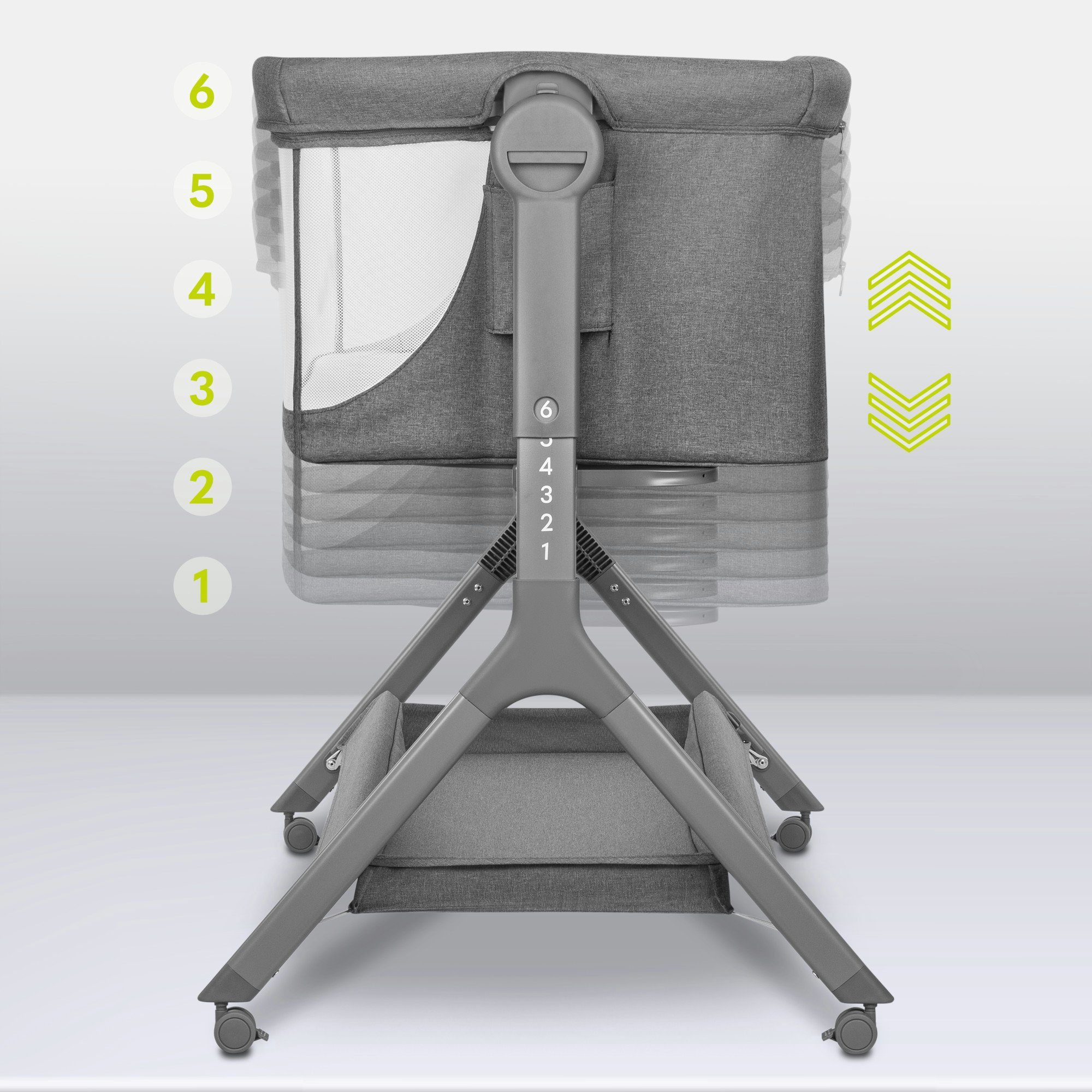 lionelo Reisebett Leonie Plus (Set, Set) SUPER Babytragetasche, Wiege, freistehendes Babybett