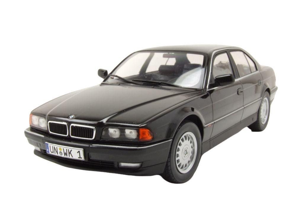 KK Scale Modellauto BMW 740i E38 1994 schwarz metallic, Maßstab 1:18