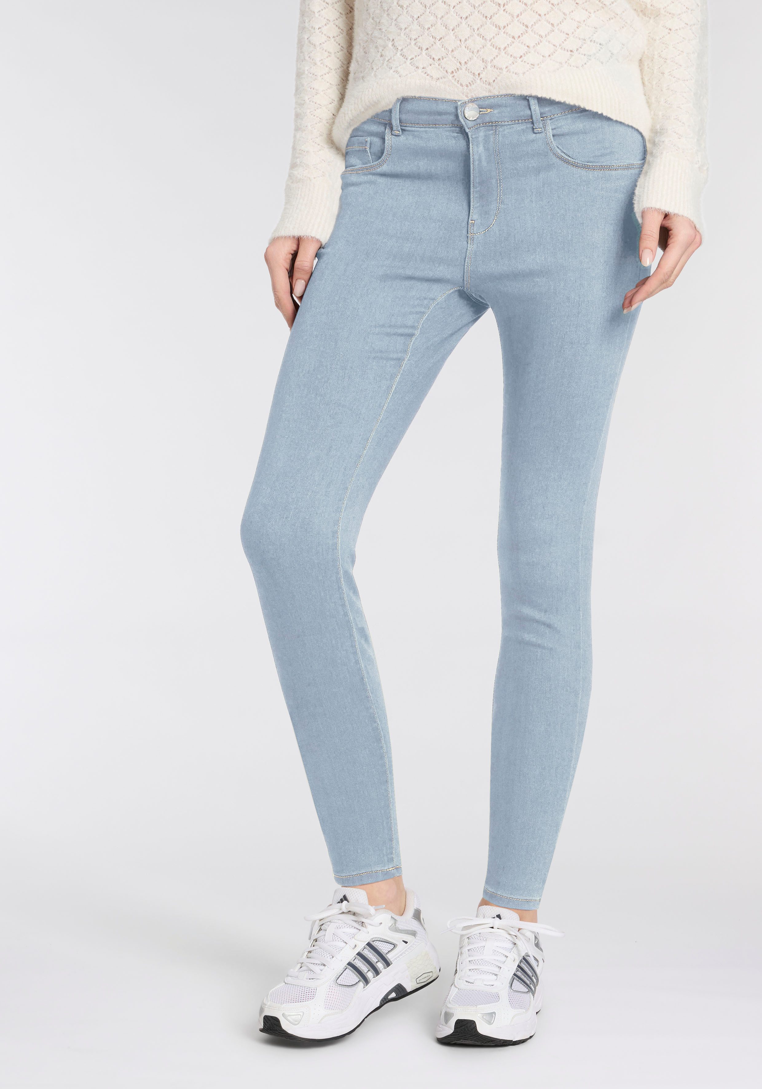 ONLY Skinny-fit-Jeans ONLRINA REG WAIST SK BOX DNM Viskosemischung, skinny fit