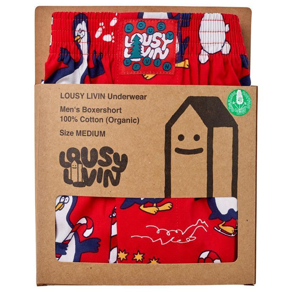 Lousy Livin Boxershorts Lousy Livin Christmas Boxershorts "Pinguins" (Boxershorts, Boxershorts)