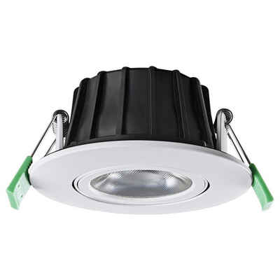 HEITRONIC LED Einbauleuchte »LED Einbaustrahler 8,5W in Weiß 720lm schwenkbar«, Einbaustrahler, Einbauleuchte