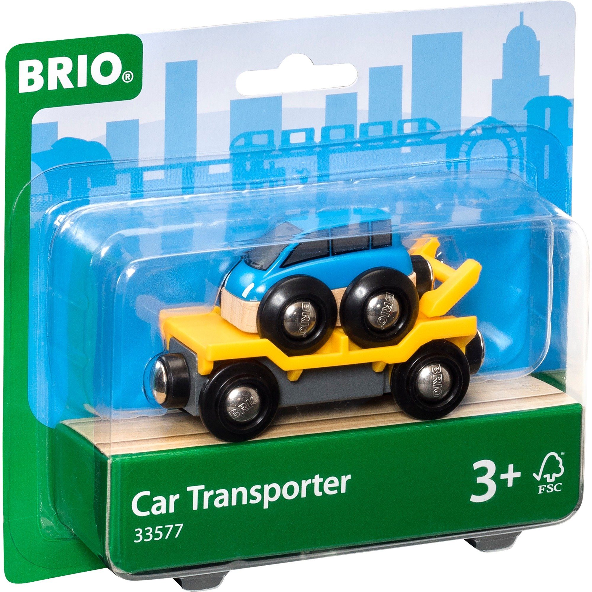 BRIO® Spielzeugeisenbahn-Set BRIO World World Autotransporter mit Rampe günstig online kaufen