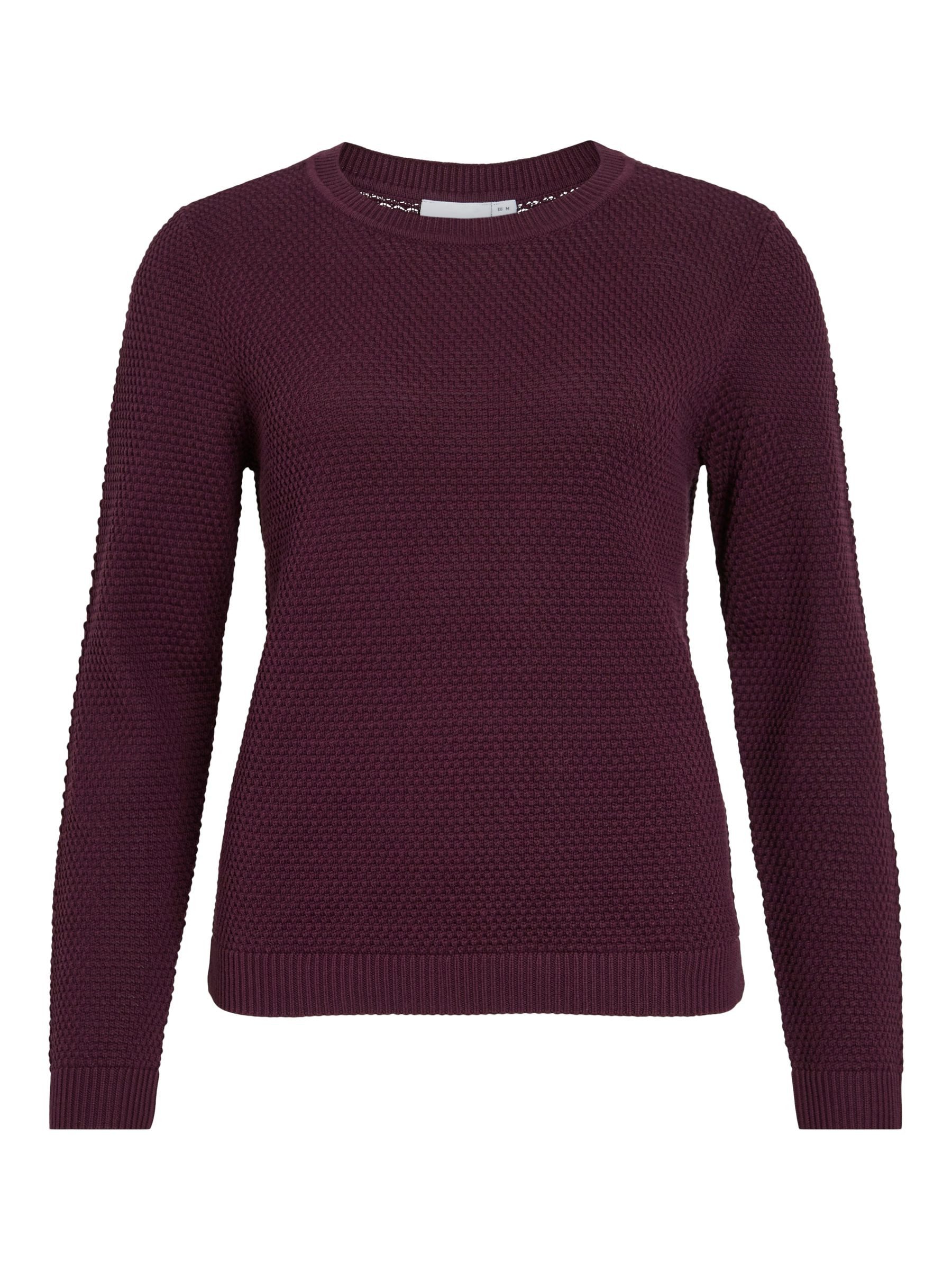 Vila Strickpullover Struktur Strickpullover Kuscheliger Design günstig online kaufen