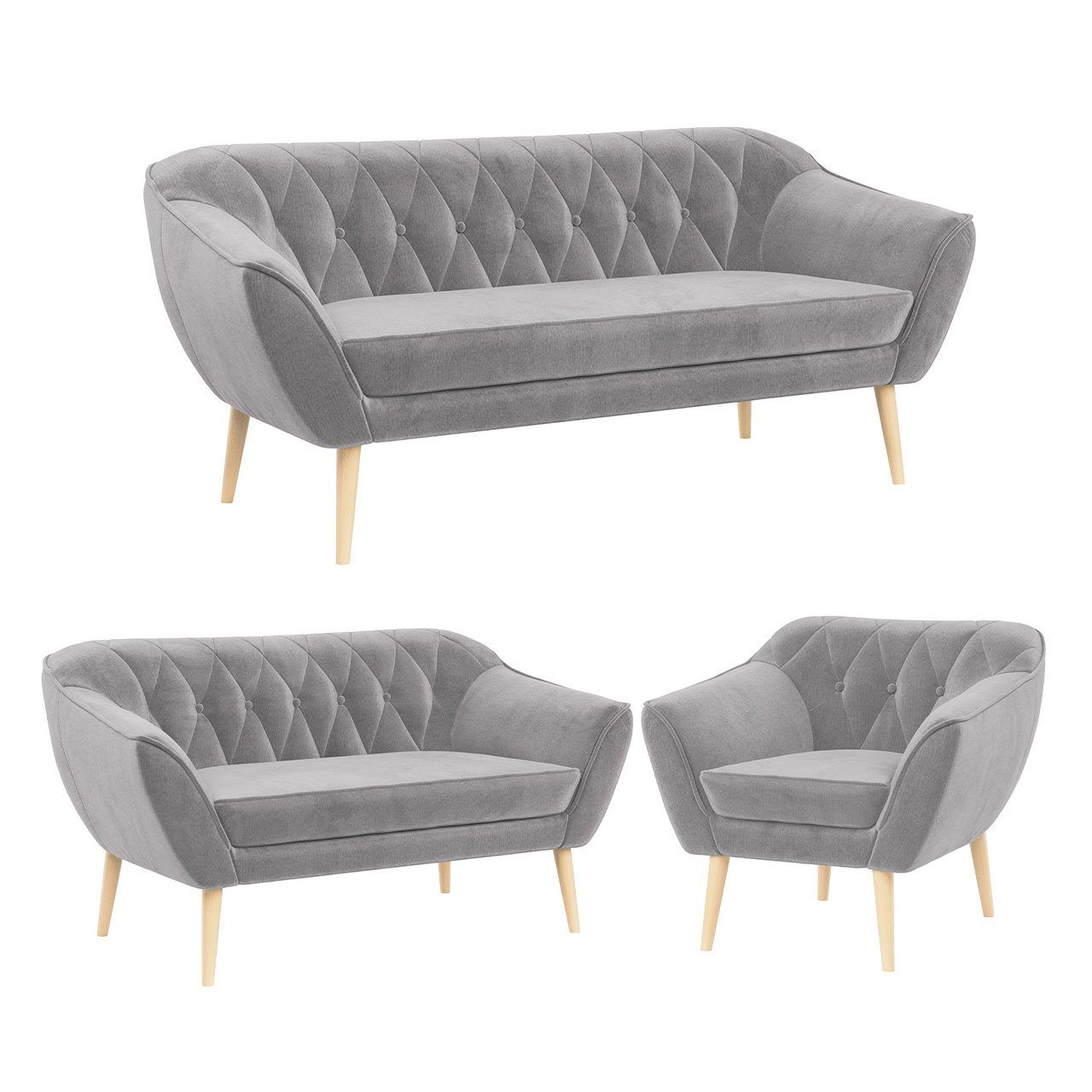 MKS MÖBEL Sofa PIRS 3 2 günstig online kaufen