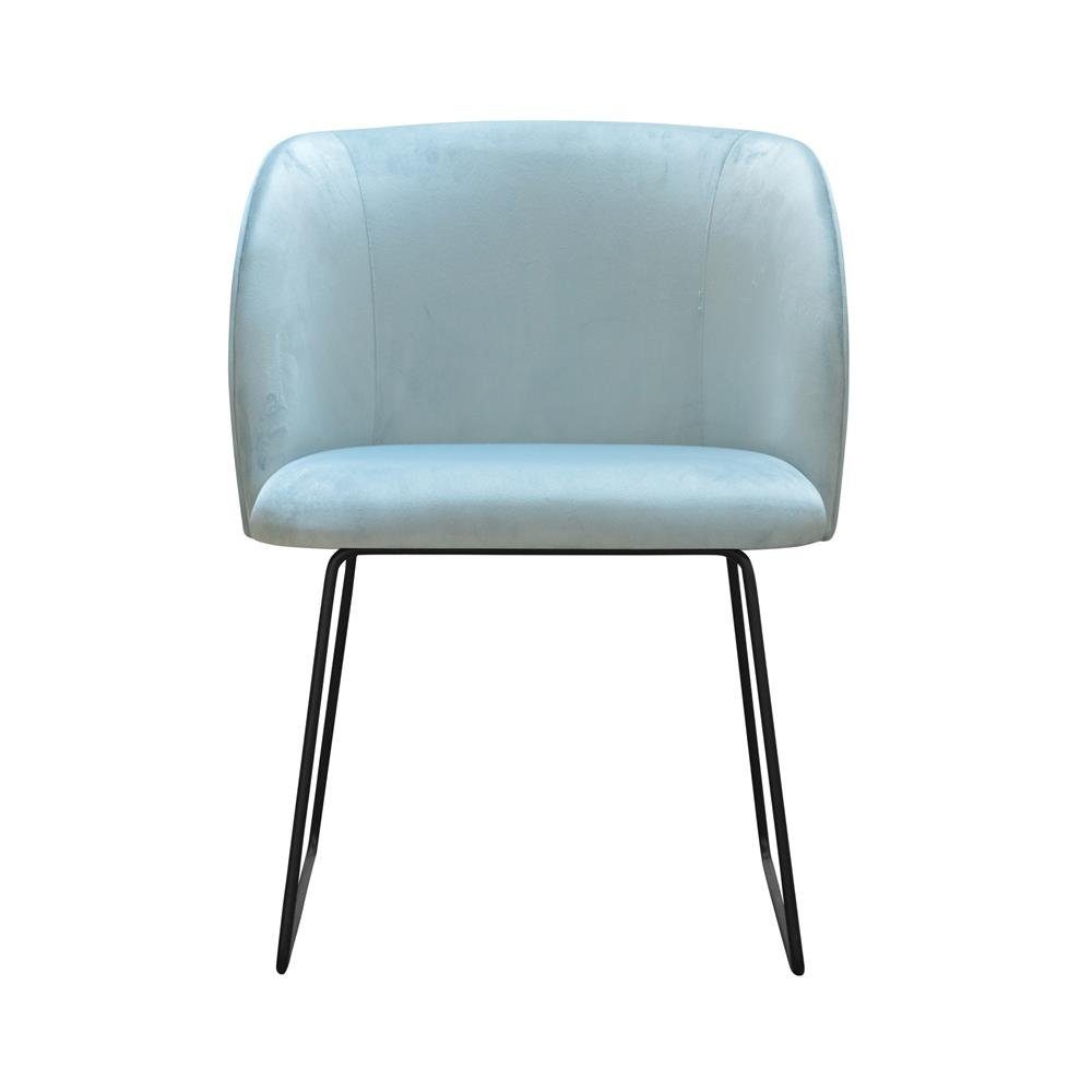 JVmoebel Stuhl, Stuhl 4x Sessel Esszimmer Polsterstuhl Lounge Textil Sitz Set Neu Club Fernseh | Stühle