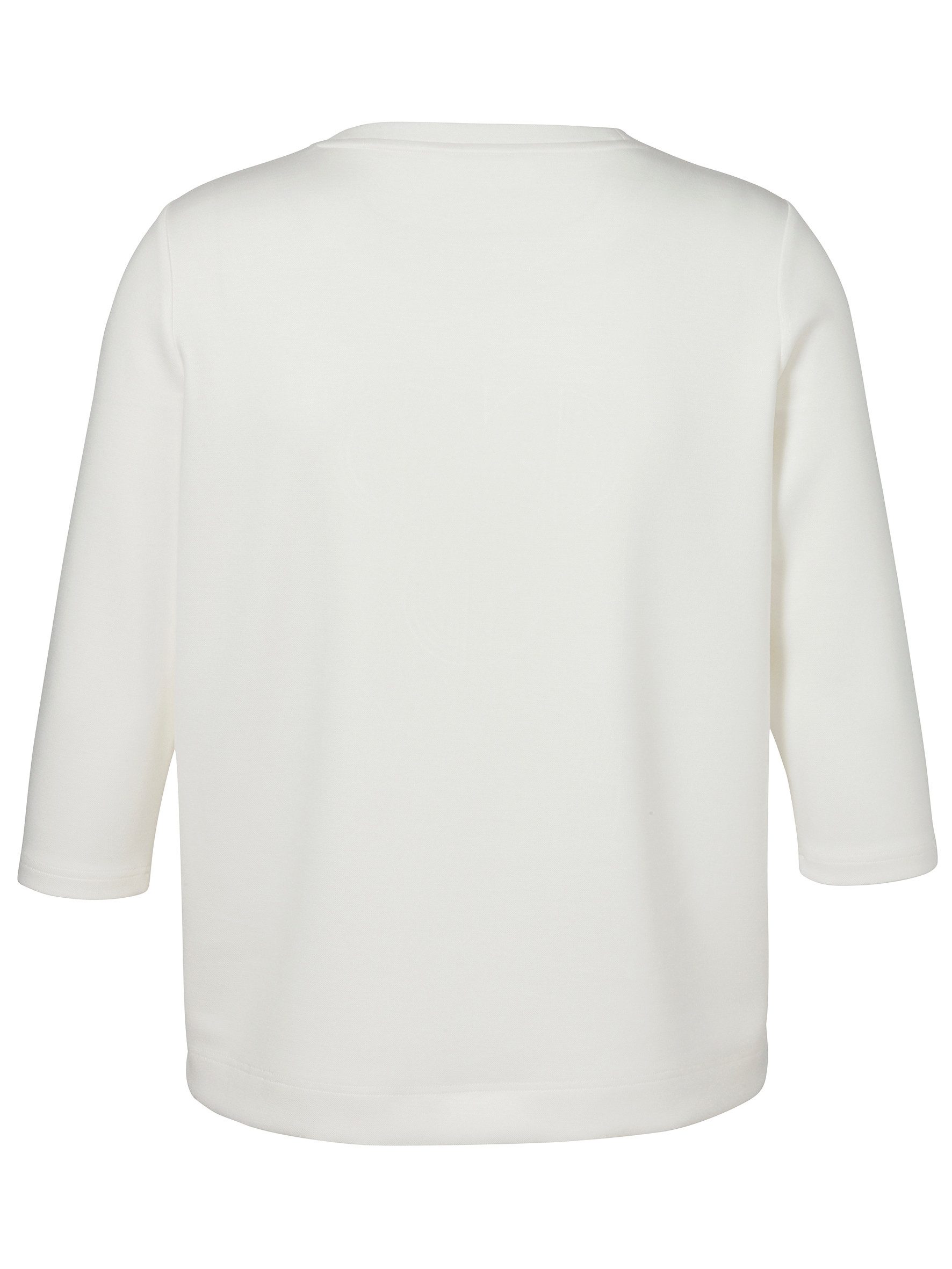 VIA APPIA DUE Shirtbluse Sweatshirt Rundhals 3/4 Arm Motiv günstig online kaufen