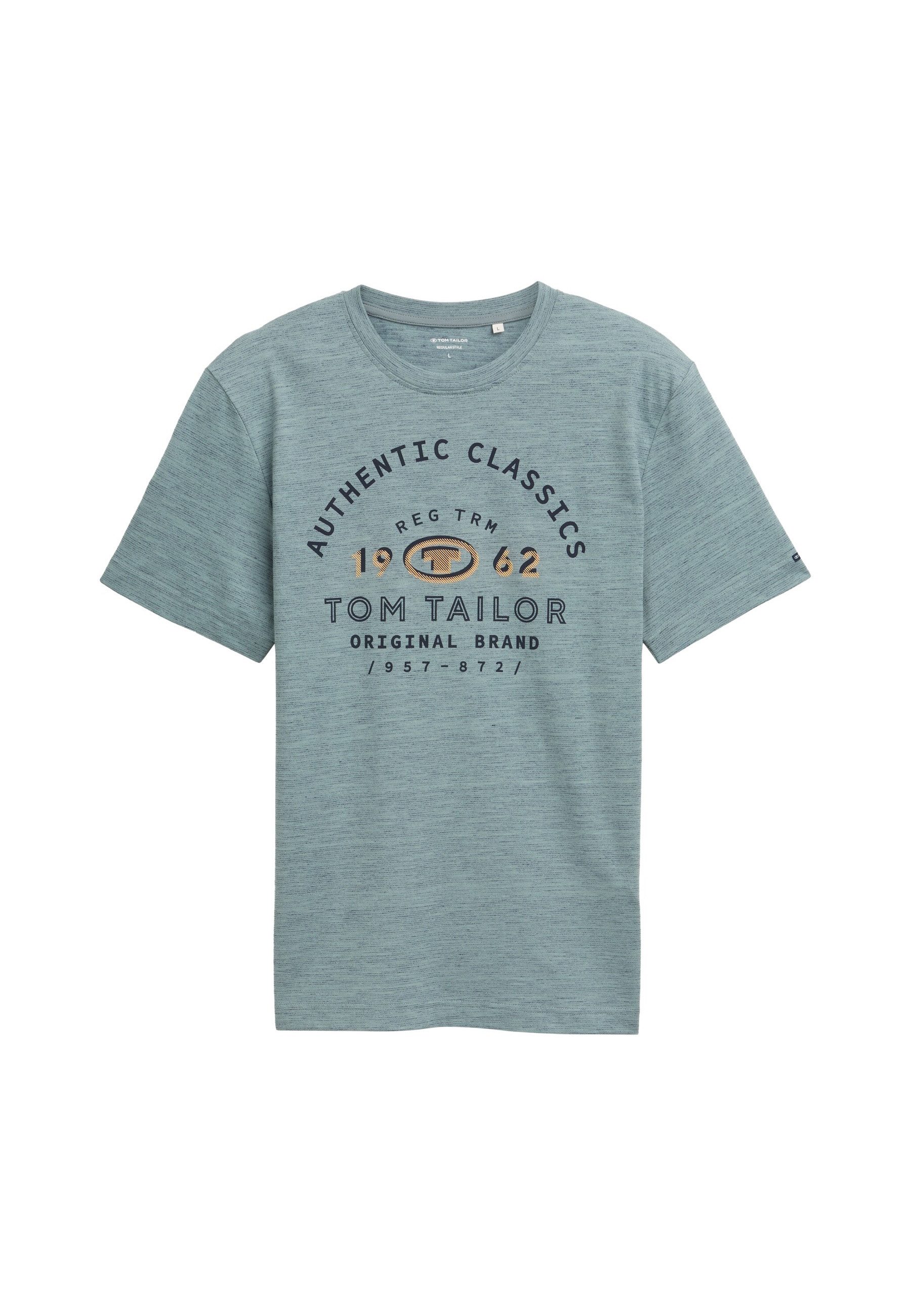 Tom Tailor Herren T-Shirt PRINTED T-SHIRT - Regular Fit günstig online kaufen