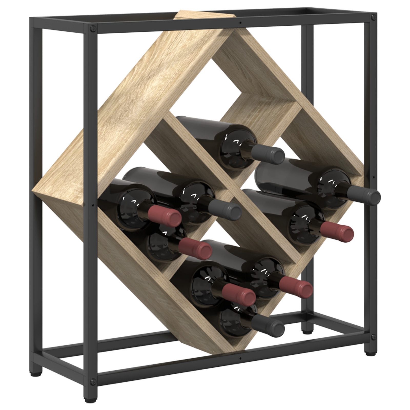 vidaXL Weinregal Weinregal Sonoma Eiche 51x18x52,5 günstig online kaufen