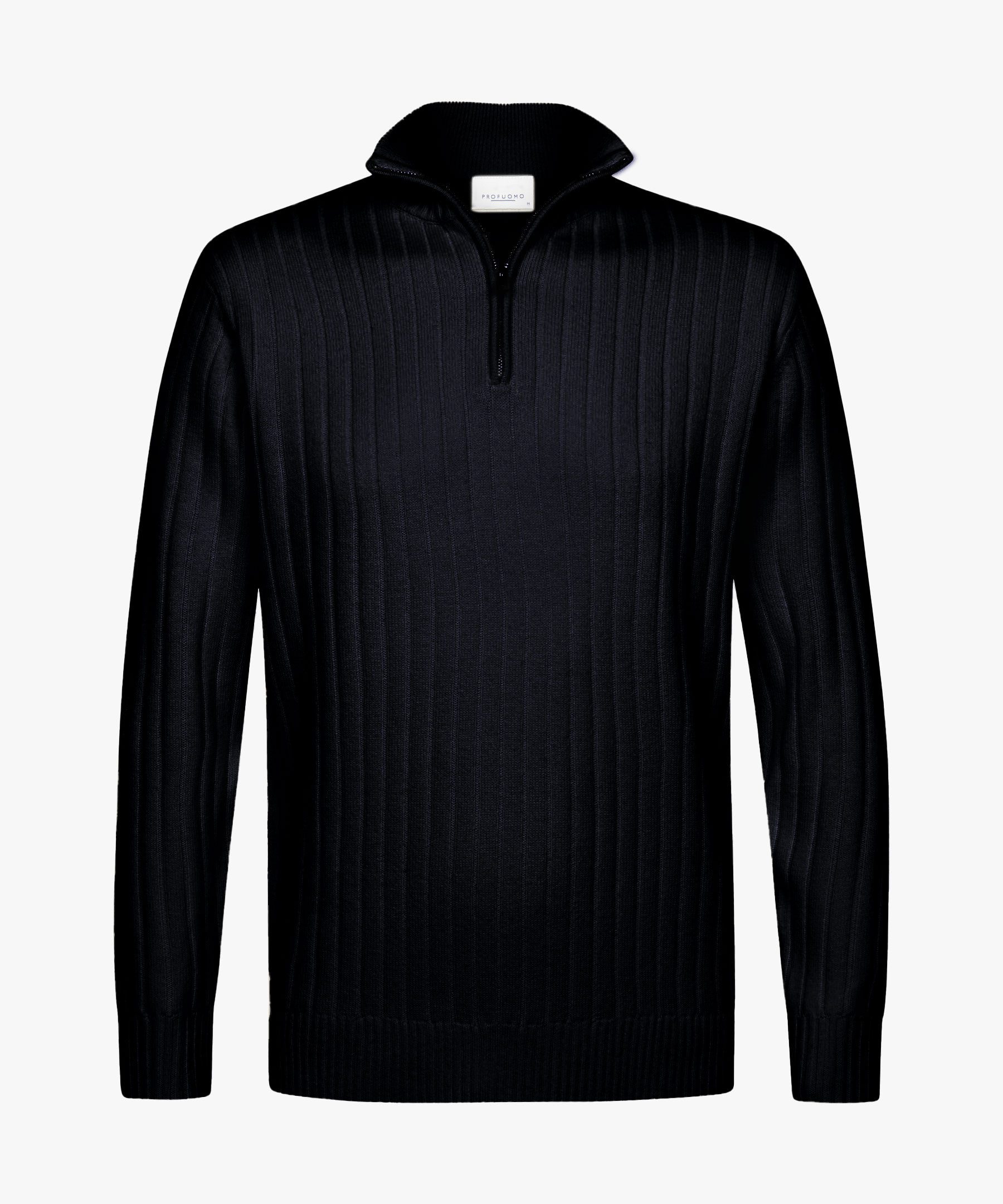 Profuomo Troyer PULLOVER HALF ZIP NAVY
