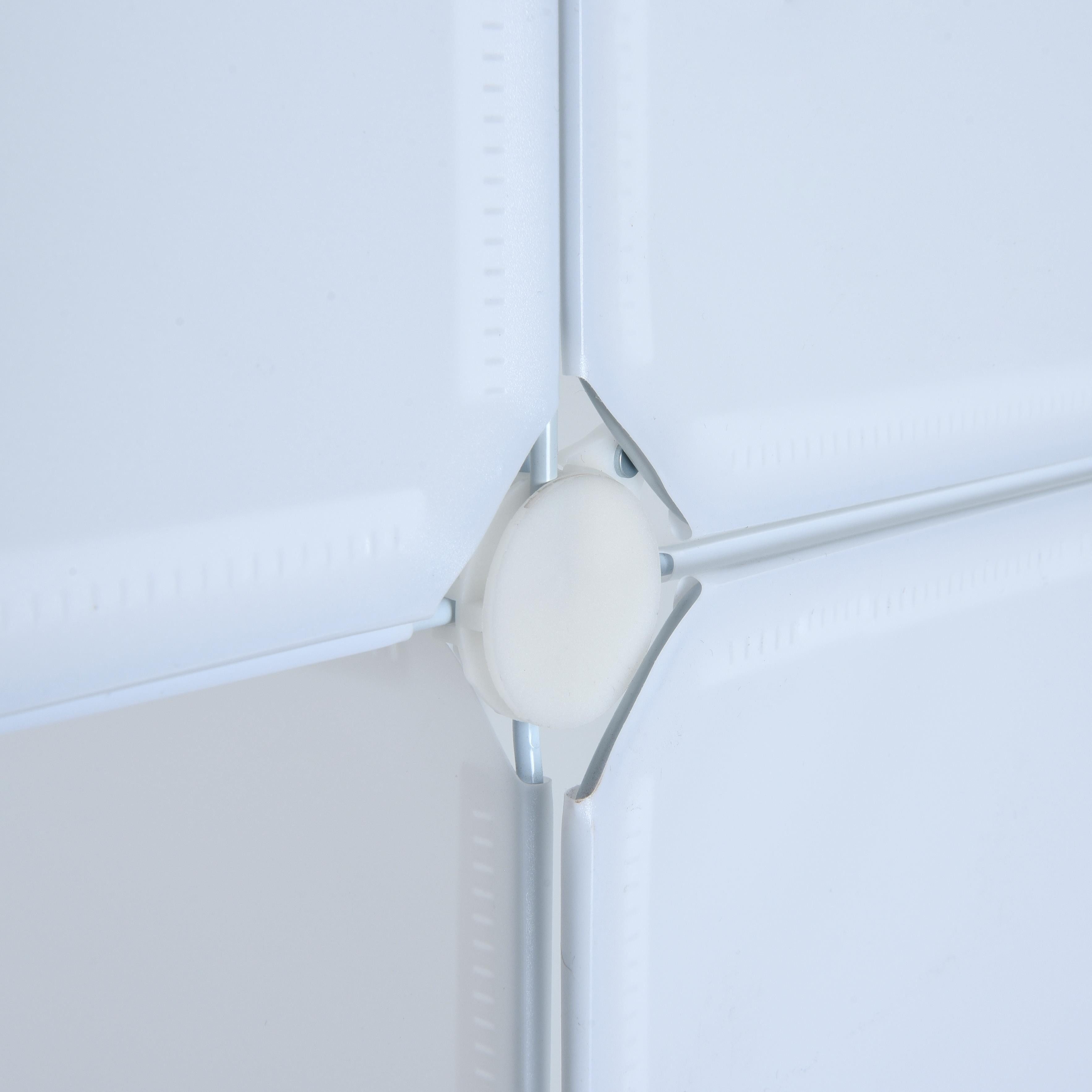 ESTEXO Regal system Würfelregal Steckregal mit Kleiderstange Kunststoff Weiß – Bild 4 von 5