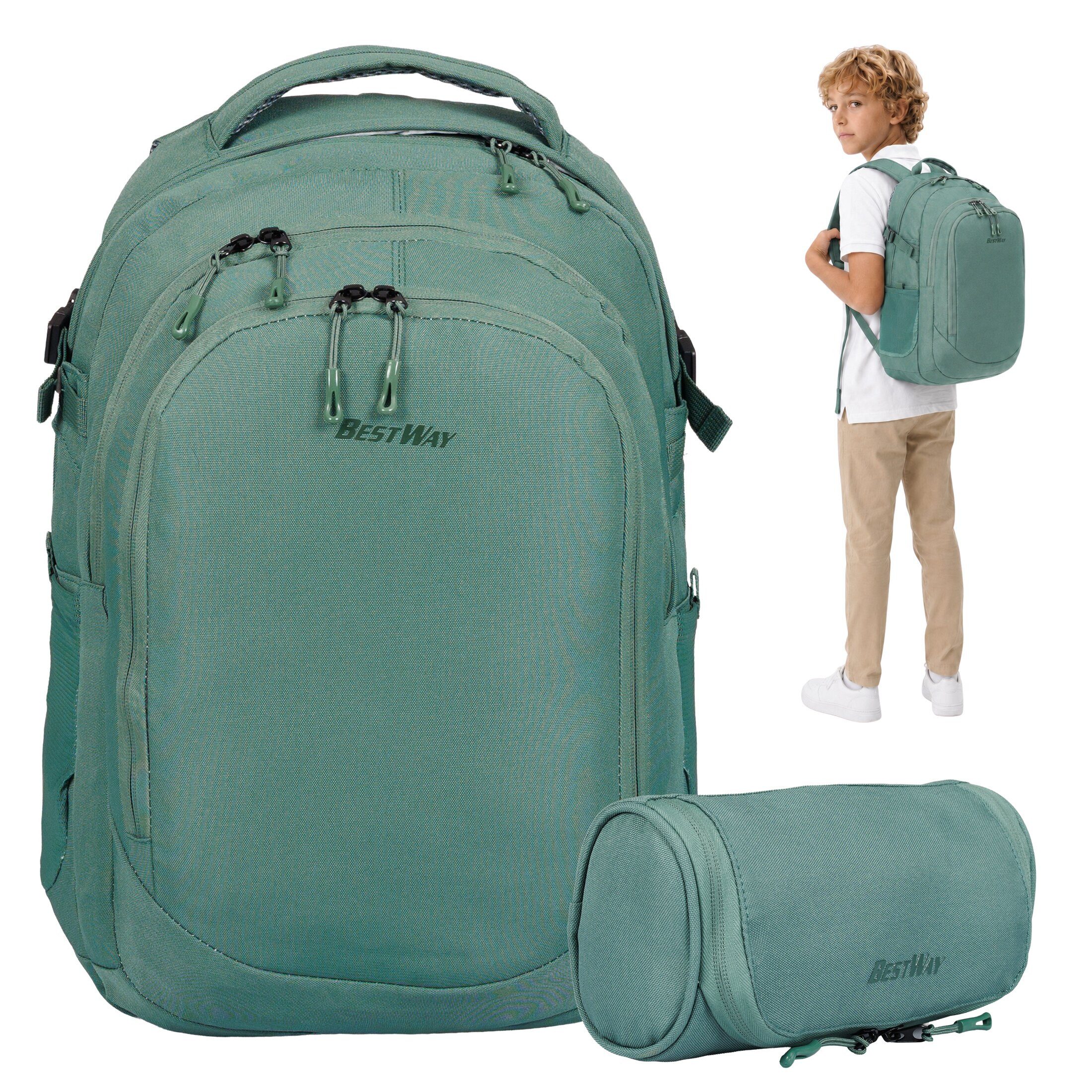 Schulrucksack Mädchen Jungen Schultasche Schulmappe Rucksack