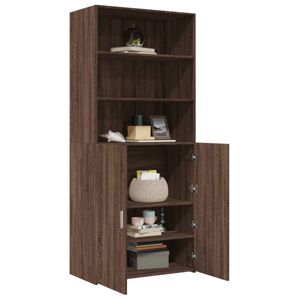 vidaXL Highboard Highboard Braun Eichen-Optik 80x42,5x185 günstig online kaufen