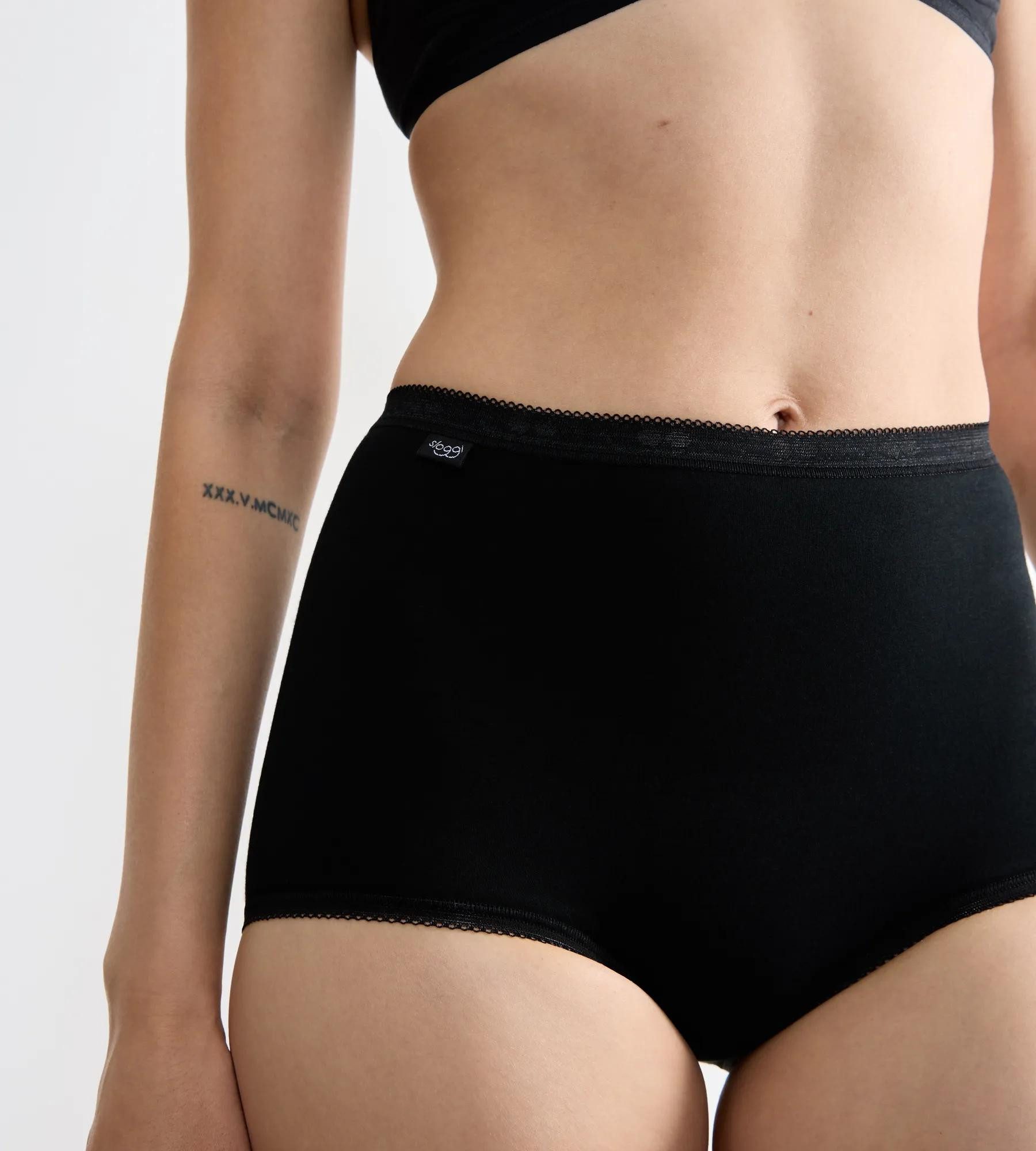 sloggi Maxislip Basic+ (4er Pack) weiche Nähte, Baumwollmischung