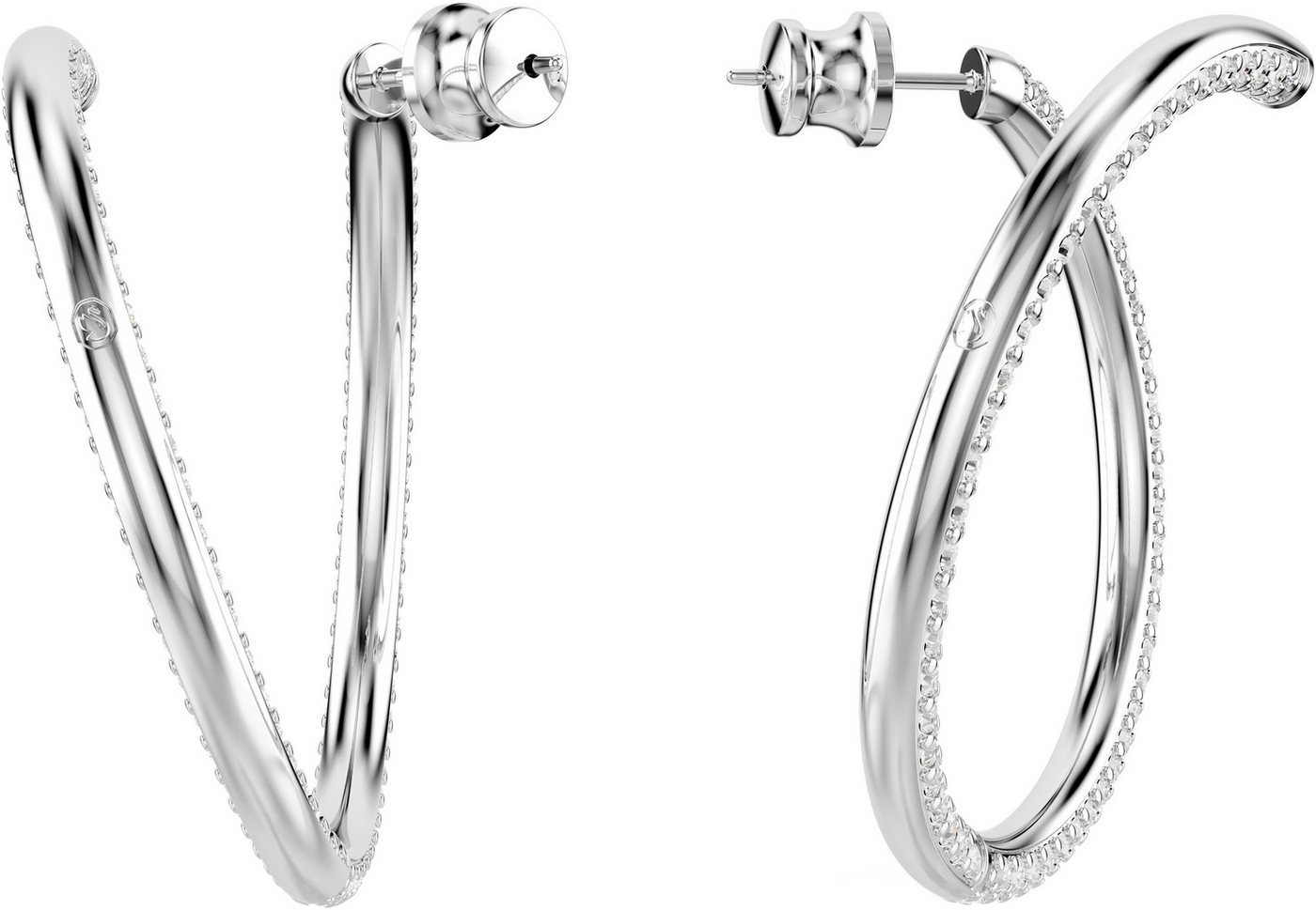 Swarovski Paar Creolen Schmuck Geschenk ... Swarovski Paar Creolen Schmuck Geschenk ...