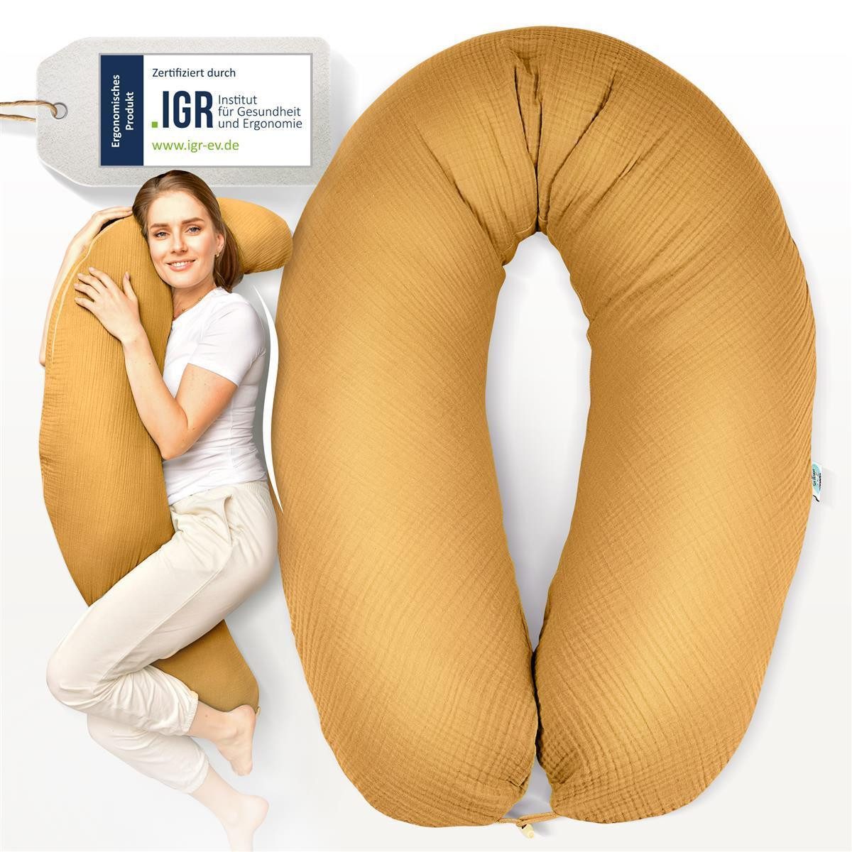 SEI Design Stillkissen Seitenschläferkissen Babynestchen Kuschelnest günstig online kaufen