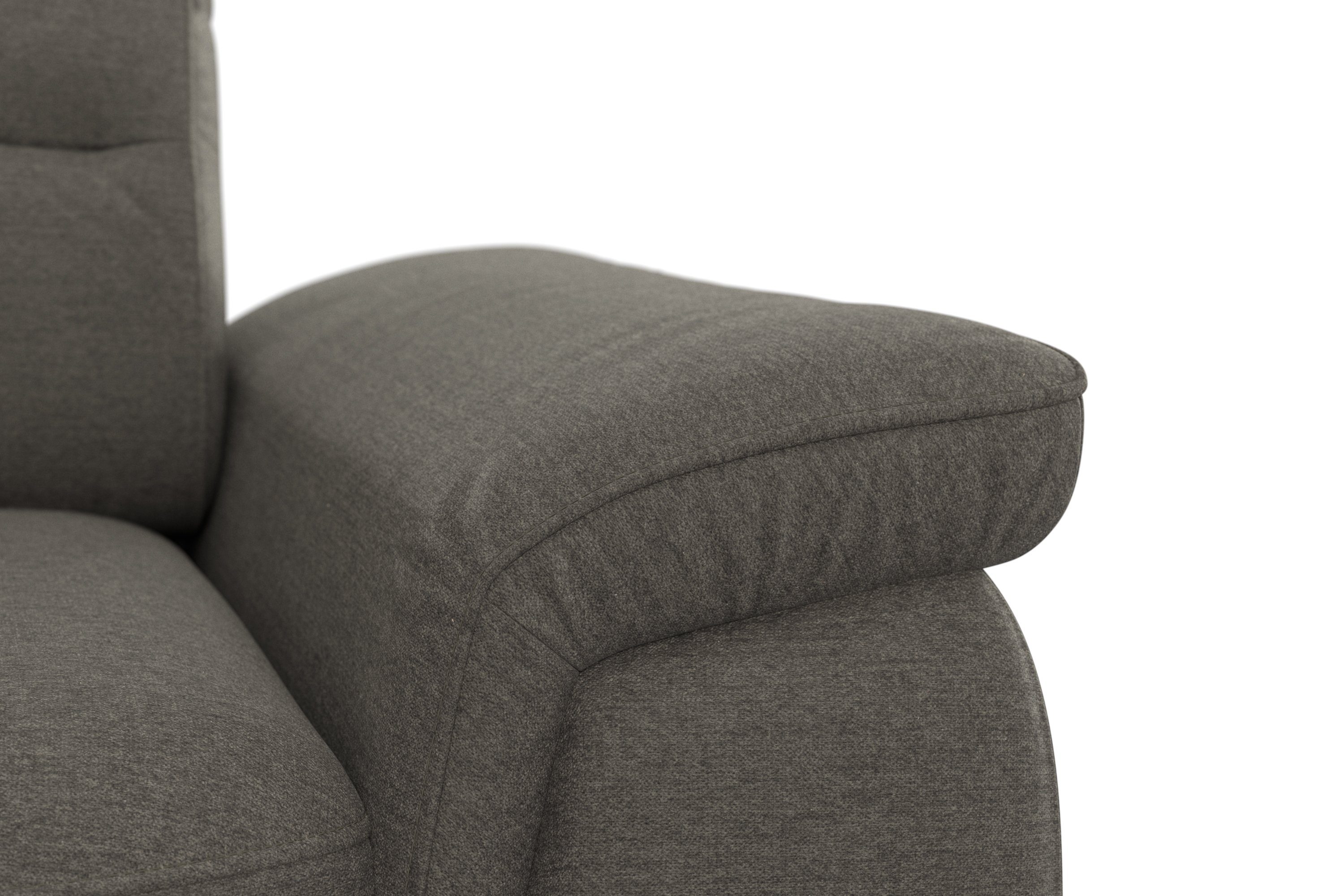 sit&more Ecksofa Sinatra, optinal Armteilfunktion, mit Kopfteilverstellung Metallfüße und