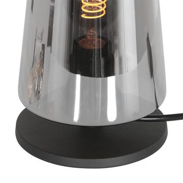click-licht Tischleuchte Tischleuchte Ancilla in Schwarz E27, keine Angabe, Leuchtmittel enthalten: Nein, warmweiss, Tischleuchte, Nachttischlampe, Tischlampe