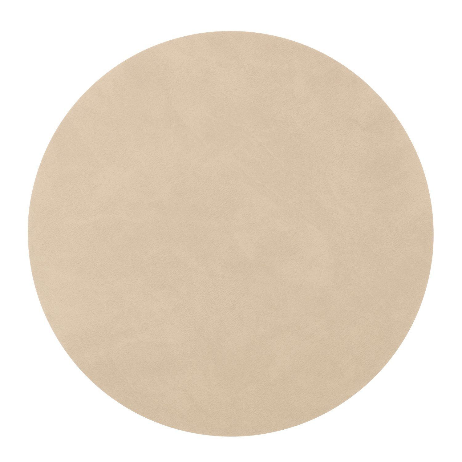 Platzset, Tischset Circle XL 40cm Nupo sand 981179, LIND DNA
